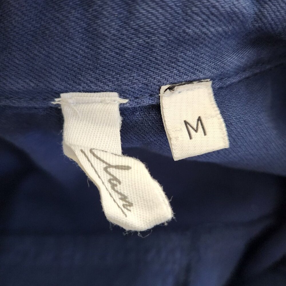 Elan Devan Rock & Roll Distressed Frayed Shacket … - image 6